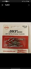 Molex 1381-80 connector pins .093 male  female, wire size 22-18AWG 10 pcs. ea.