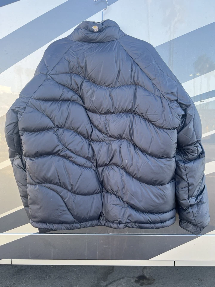 Mountain Hard Wear Mujer Negro Puffer Acolchado Plumón Chaqueta Forrada de Vellón XL Esquí Foto 2 de 4