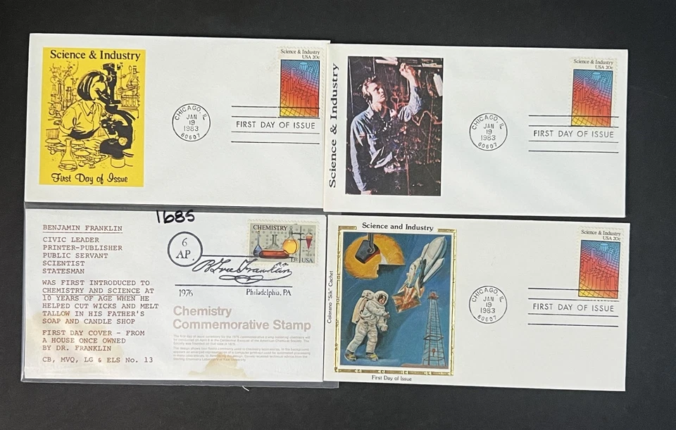 Chemistry, Science & Industry FDC Collection of 34 ZAYIX0825M3671 - Image 3 of 4