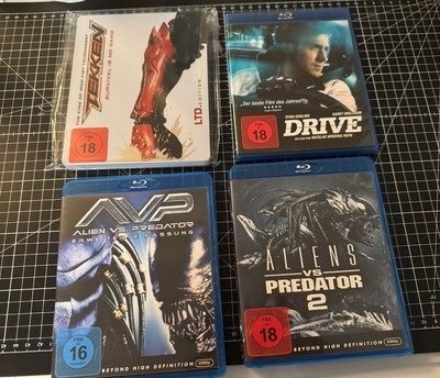 4 Blu Rays - Tekken Steelbook, Drive, Alien VS Predator 1 & 2 Top Zustand 