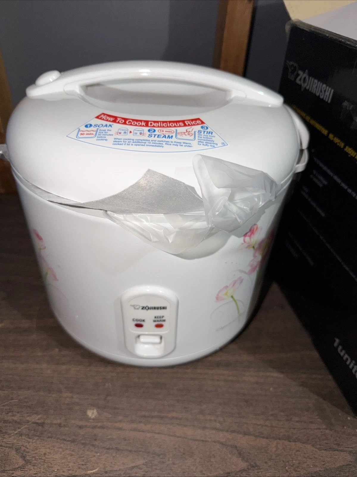 Zojirushi NS-RPC18FJ Rice Cooker and Warmer, 1.8-Liter, Tulip