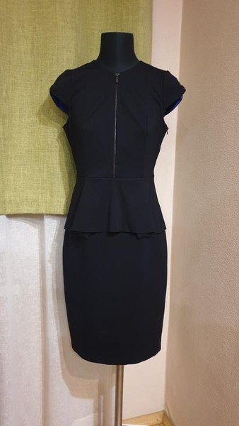 Women Hugo Boss Dress Black Polyester 38 / M / 46