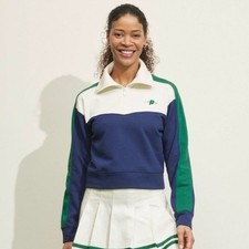 Prince Pickleball Womens Sweatshirt French Terry 1/4 Zip Top Athletic XXL 2XL