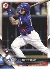 2018 Bowman #72 Alex Verdugo RC - BB