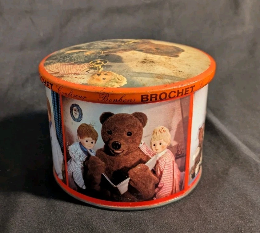 Boite de Bonbons Brochet, Bonne Nuit les Petits Nounours Nicolas Pimprenelle ORT - Photo 2/4