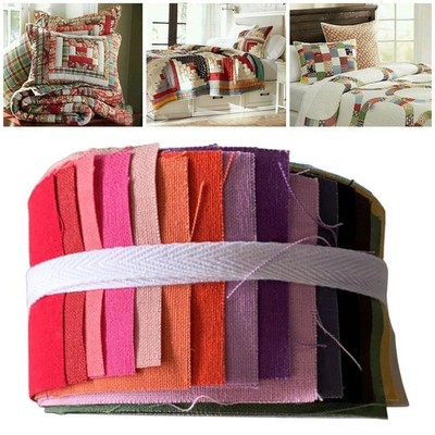 Craft Fabric Jelly Rolls 6,3 cm aufrollbare Stoff-Quiltstreifen für