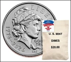 Semiquincentennial Dime 2026 Rolls and Bags ~ Emerging Liberty ~ In Hand