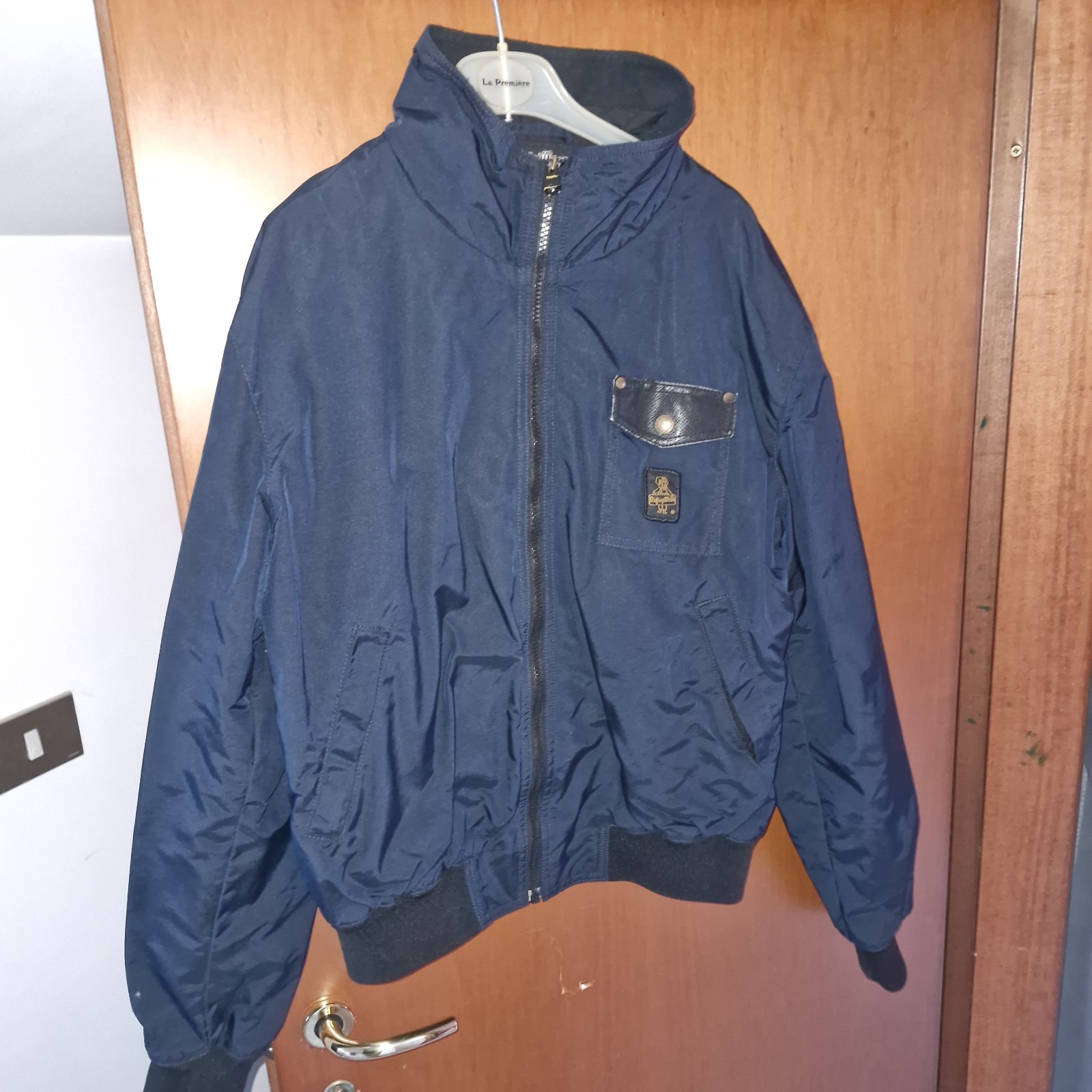 giubbetto refrigiwear blu giacca con tasche