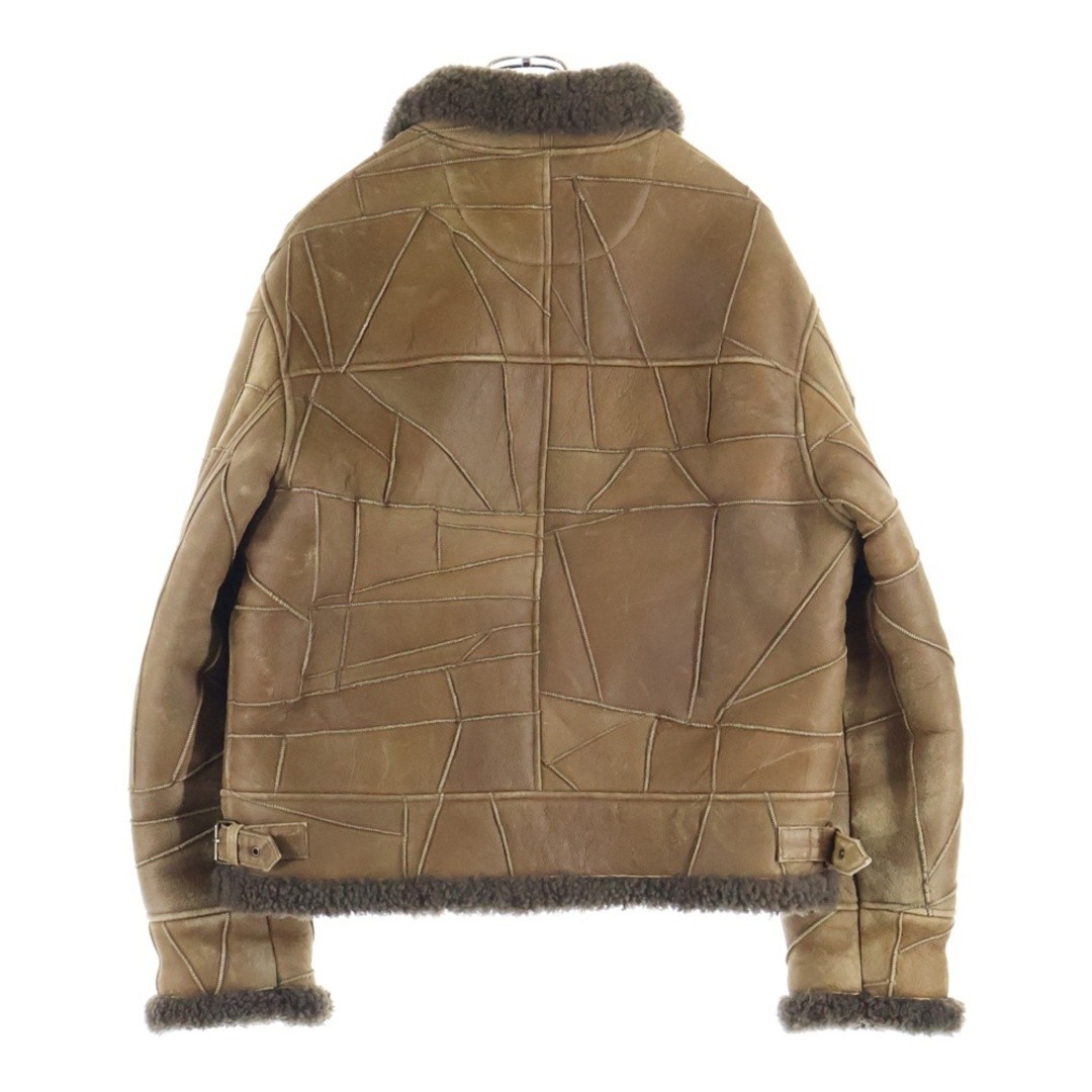 SUPREME 18aw Patchwork Shearling B-3 Jacket Lamb … - image 2