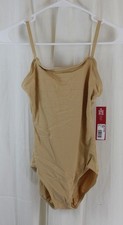 Capezio Women's Team Basic Camisole Leotard Beige Size Small