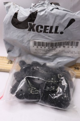 (20-Pk) Xcell Bolt Rivets Fastener Mudguard Bumper Retainer Clips Black Plastic