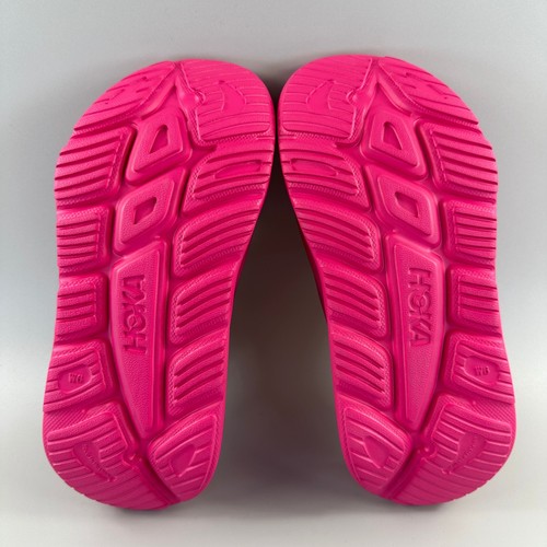 Sandalias cómodas Hoka Ora Recovery Slide 3 para mujer talla 6 rosa 1135061PYPY NUEVAS - Imagen 5 de 6