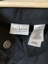 Villager Liz claiborne Black Slacks