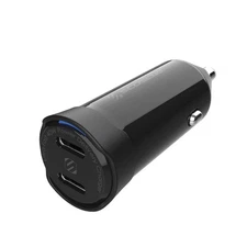 Scosche PowerVolt PD40 Dual USB C Car Charger Fast Charge for iPhone Android