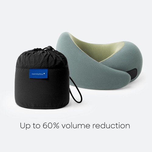 Cuscino Collo Ergonomico Pronto da Viaggio - Morbido Fodera Modal e Design Leggero - Foto 10 di 10