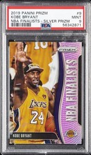 2019 PANINI PRIZM NBA FINALISTS SILVER PRIZM #9 KOBE BRYANT PSA 9