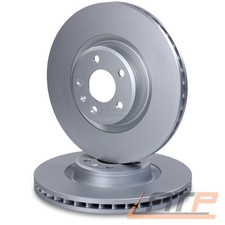 2x BREMSSCHEIBE SATZ BREMSSCHEIBEN Ø338 BELÜFTET VORNE FÜR AUDI A4 A5 A6 A7 Q5