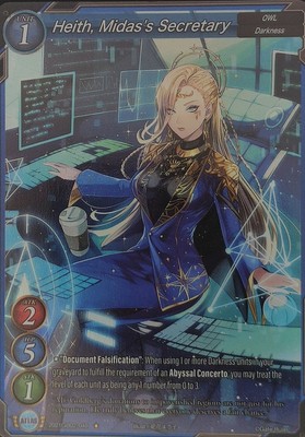 Gate Ruler TCG Premium 2021GB02-046 P-  Heith, Midas's Secretary GB02 - Onslaugh
