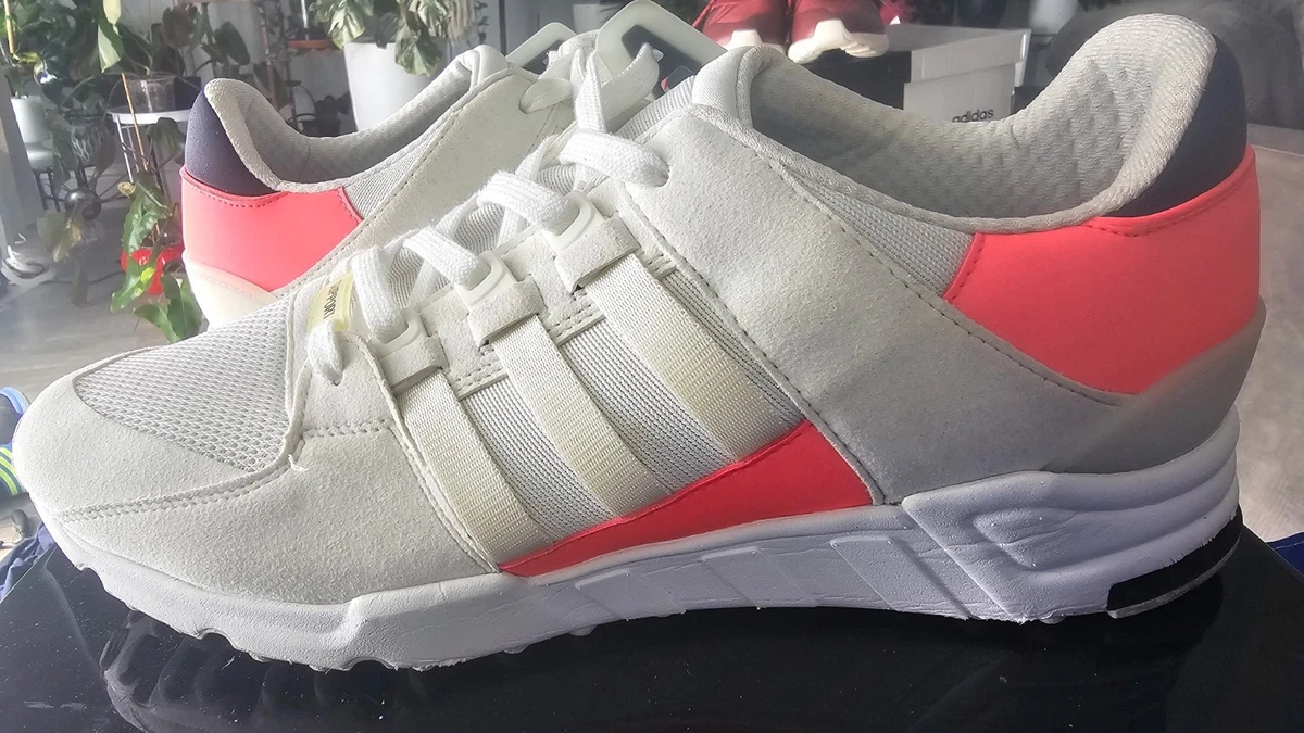 Men\'s Adidas Originals EQT Support RF Pink Turbo Size 8.5 Used adidas EQT Support RF Turbo White for Sale | Authenticity  main image 2
