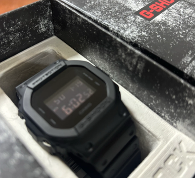 Casio G-Shock DW-5600UBB-1DR Solid Colors Basic Black Digital