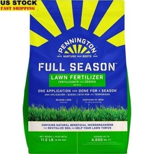 Full Season Lawn Fertilizer 32-0-5 Iron Microorganisms Covers 4000sqft 11.2lb US 3.18 per gallon