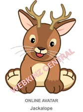 Webkinz Classic Jackalope *Code Only* (~messaged~)