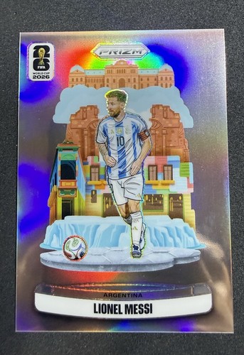 2026 Panini Prizm FIFA World Cup Lionel Messi #10 National Landmarks Case Hit