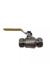 22mm Lever Ball Valve Quarter Turn Gas Isolation Valve With Yellow Handle