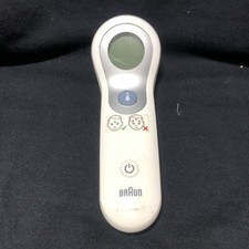 Braun NTF3000 White Handheld Kid Digital Display No Touch  Forehead Thermometer