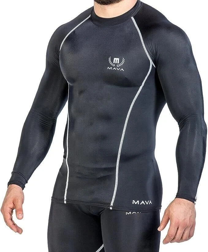 Mava Compression Long Sleeve Baselayer T Shirt-XXL - Image 2 of 4
