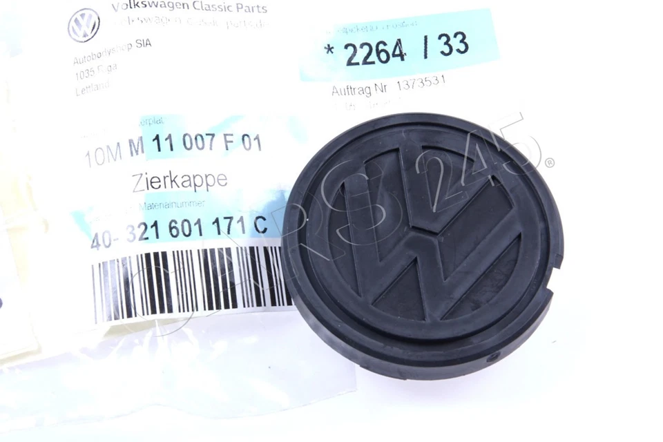 Genuine Volkswagen Hub Cap Corrado Golf Jetta Passat syncro 321601171C - Image 3 of 4