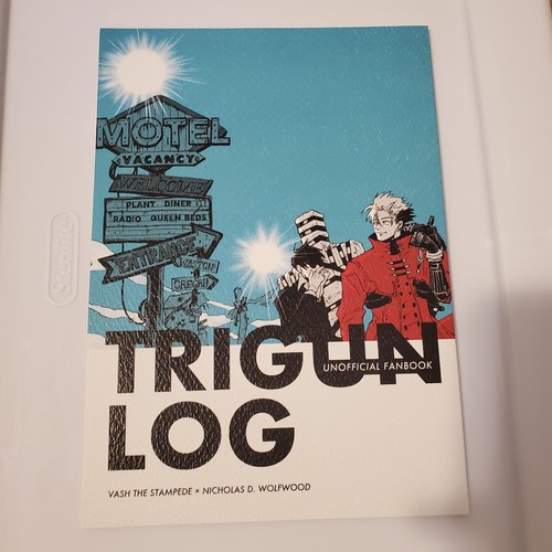 Trigun Wolfwood x Vash WV WxV "Trigun Log" Fanbuch US-VERKÄUFER