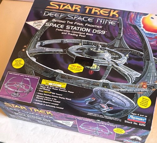Star Trek Deep Space Nine DS9 Space Station Playmates 6251 Boxed 1994 Collecto - Picture 11 of 11