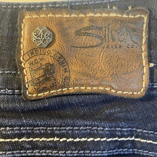 Silver Jeans Women's Size 29 Suki Rose Surplus Denim Jeans Bermuda Shorts - Picture 3 of 6