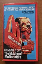 Grinding It Out: The Making Of McDonald's by Ray Kroc (1978 paperback)
