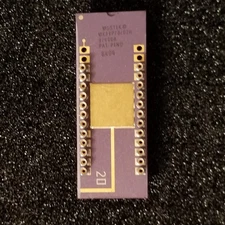 Mostek MK38P70/02H DEV CPU Microcontroller, Piggyback 2716 EPROM gold Unused