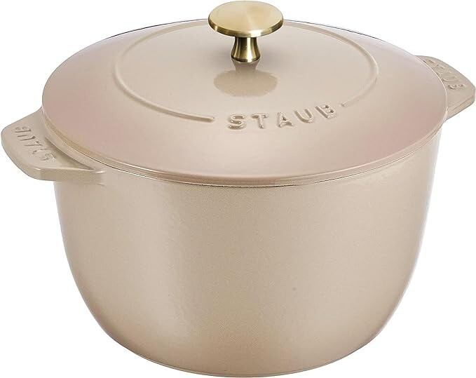 STAUB ココット de GOHAN L 3.0L Staub La Cocotte de Gohan L 20cm 3.0L 3.9kg 3-5 cups rice Linen