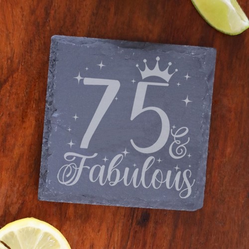 75 e favoloso bicchiere da vino inciso - regalo 75 ° compleanno - bicchiere 75 ° personalizzato - Foto 11 di 25