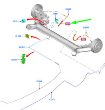 Flexible de frein Ford PUMA