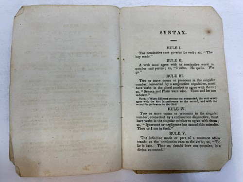 Concise System Of Gramatical Punctuation & Rules Of Syntax 1825 - Picture 11 of 12