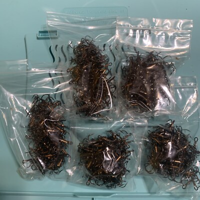VMC 4X OSHAUGHNESSY TREBLE HOOKS (SIZE 4) BLACK (9626BN) BULK 500 Count