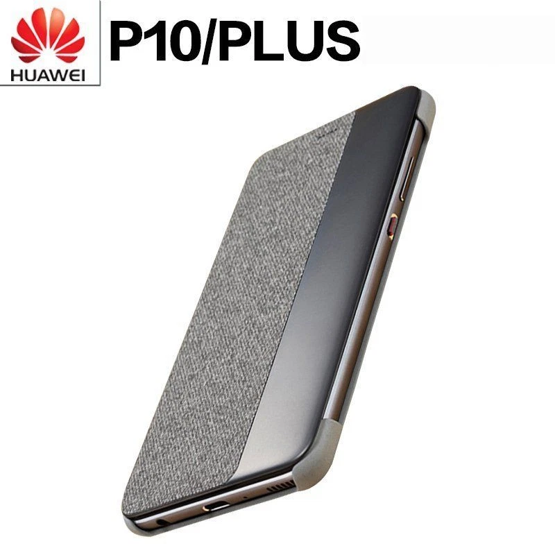 Funda Carcasa Cuero Abatible 100% Original Oficial Para Huawei P10 Plus Smart View Foto 3 de 4