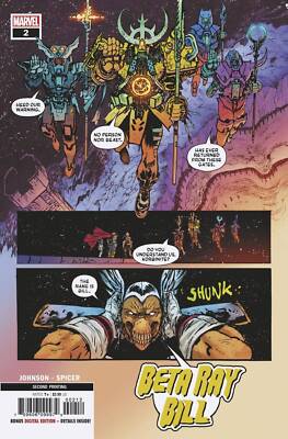 Beta Ray Bill #2 2022 Johnson 2nd Print Marvel Comics EB71