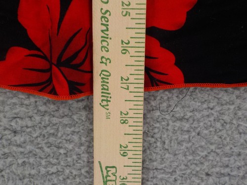 Favant Butterfly Dress Girls SZ 10 Black with Red Hibiscus Elastic Front Bodice - Picture 11 of 13