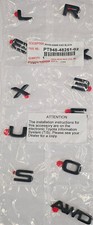 GENUINE OEM GLOSS BLACK LEXUS RX 350 AWD BLACK OUT EMBLEM OVERLAY PT948-48251-02