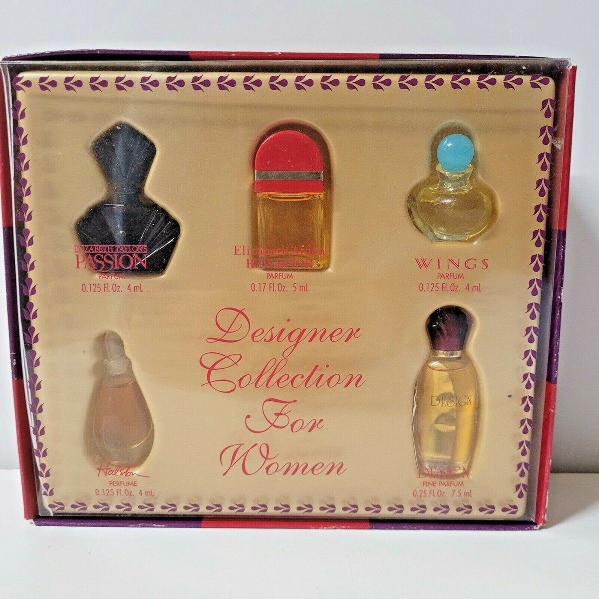 廃盤品 Eau de Luxe perfume 7点セット Vintage Perfume 5 Set Passion Halston Design Red Door Wings