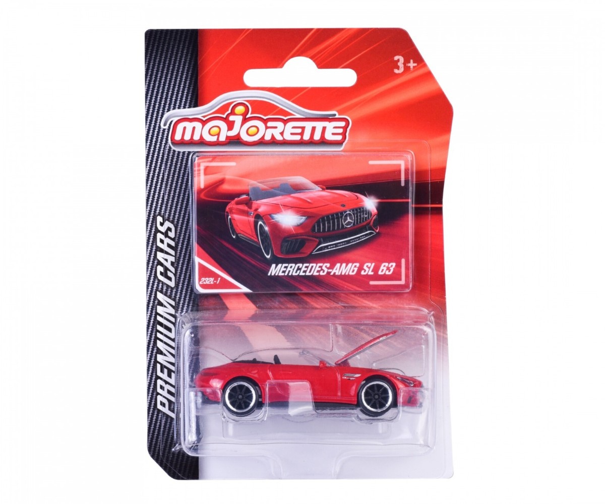 Mercedes-Benz SL63 AMG Red R232 Majorette Premium Cars 232L 1:64