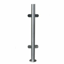 110cm Stainless Steel Glass Railing Post Balustrade Glazing Pole Handrail Stairs