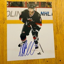MATT CULLEN HURRICANES SIGNED / AUTOGRAPHED 8X10 PHOTO NICE!!