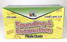 New Flash Cards Grade 3-6 Rounding  Estimation Sealed Learning Advantage 8693
